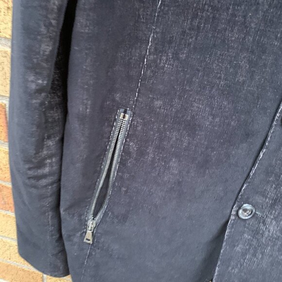 1198$ MSRP John Varvatos Tonal Plaid Zip Detail Jacket Size 54 - Picture 13 of 15